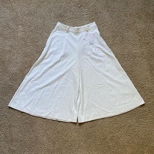 White Gaucho Pants / Culottes